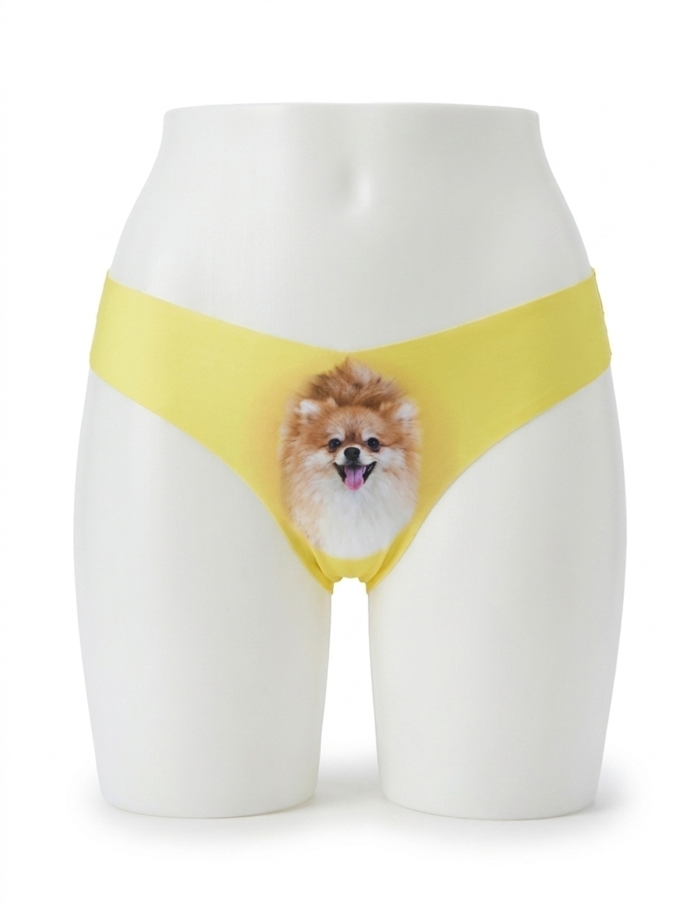 NEW COMMANDO photo-op thong panty in happy pup